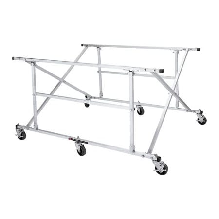 S And H Industries Keysco Mobile Pickup Bed Dolly, Aluminum, 48"W x 48"D x 34-1/2"H 73783